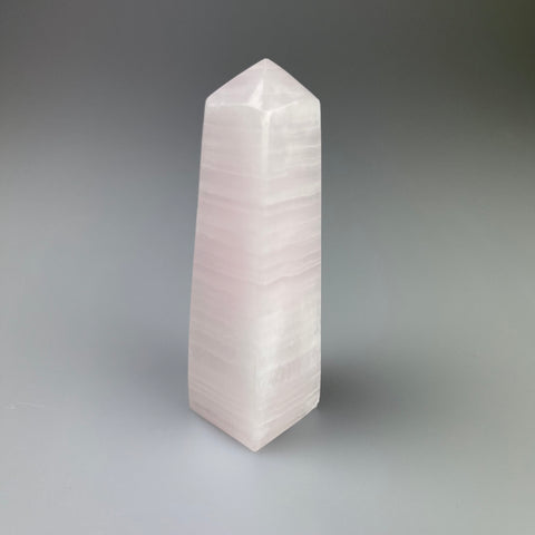 pinke Calcit Spitze