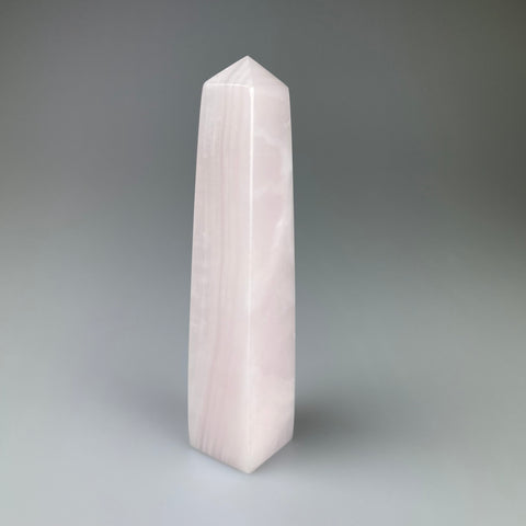 pinke Calcit Spitze