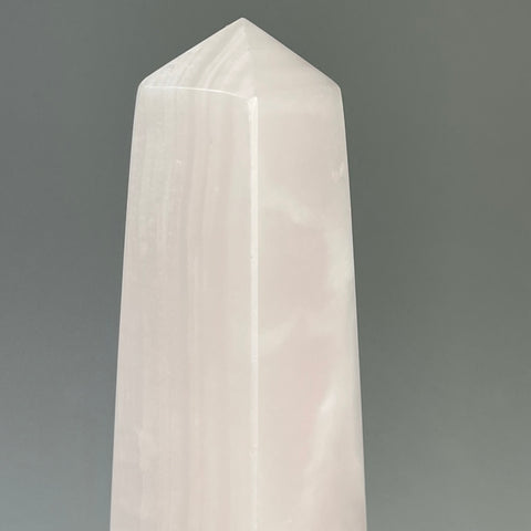 pinke Calcit Spitze