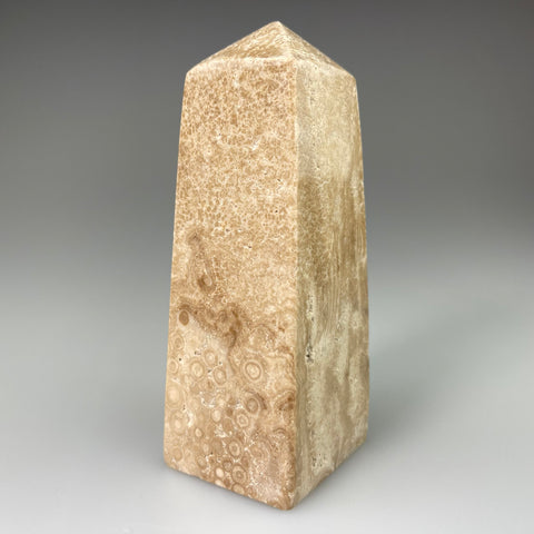 Schlangenhaut Calcit Spitze