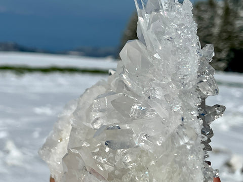 Bergkristall
Diamant-Quarz aus Brasilien