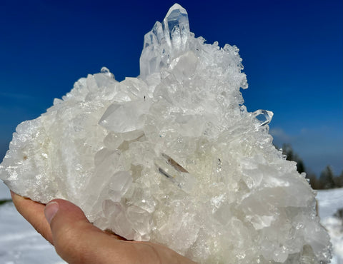 Bergkristall
Diamant-Quarz aus Brasilien