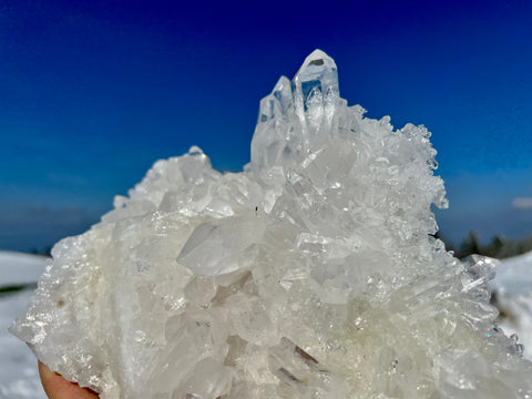 Bergkristall
Diamant-Quarz aus Brasilien