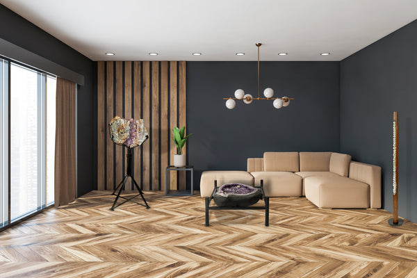 Skulptur aus Amethyst und Achat