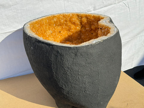 Citrin Tisch ohne Tischplatte und Beleuchtung