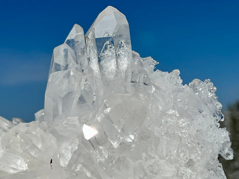 Bergkristall Diamant-Quarz aus Brasilien 